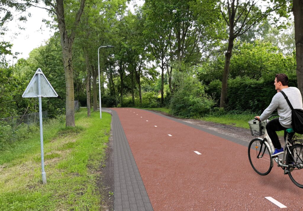 Fietspad Parallelweg Hooglandseweg Nieuwegein IJsselstein tijdelijk afgesloten