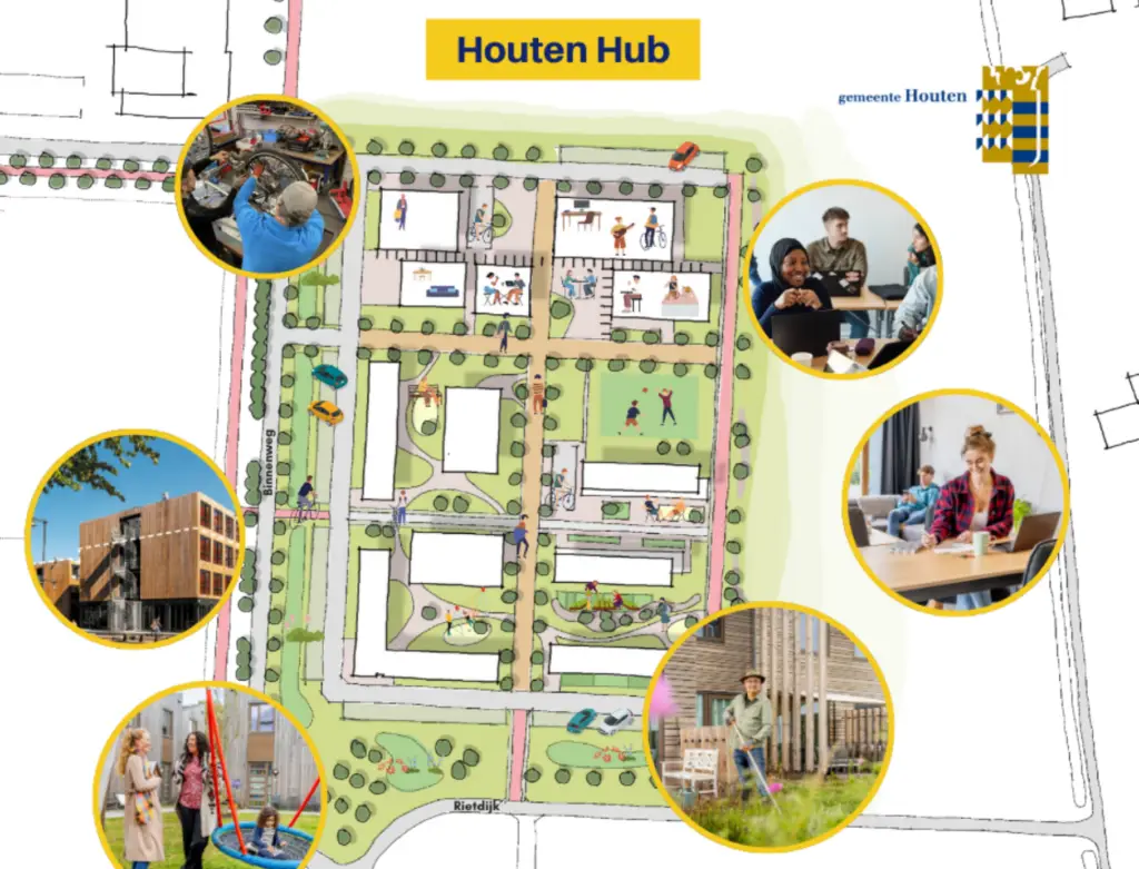 Gemeente: met Houten Hub investeren in vraag naar woningen en taakstelling asielopvang