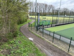Gemeente IJsselstein verricht werkzaamheden bij hockeyvelden sportpark IJsseloever