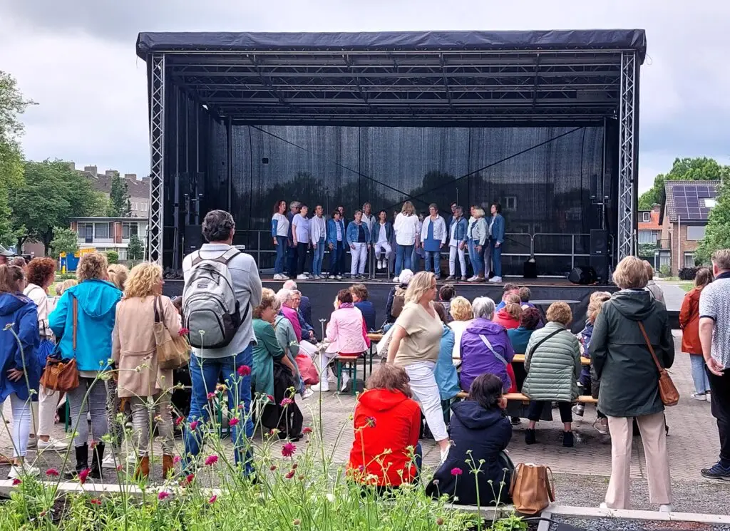 Koor TimeLez tijdens Fulco's Korenfesitval