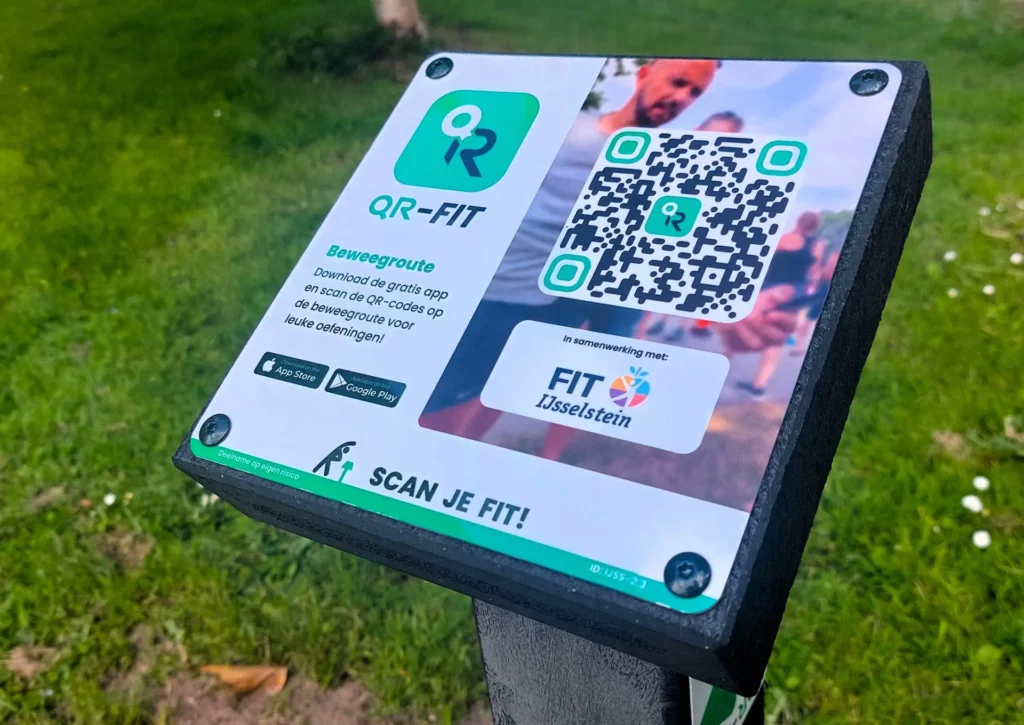 Scan je fit met QR-code